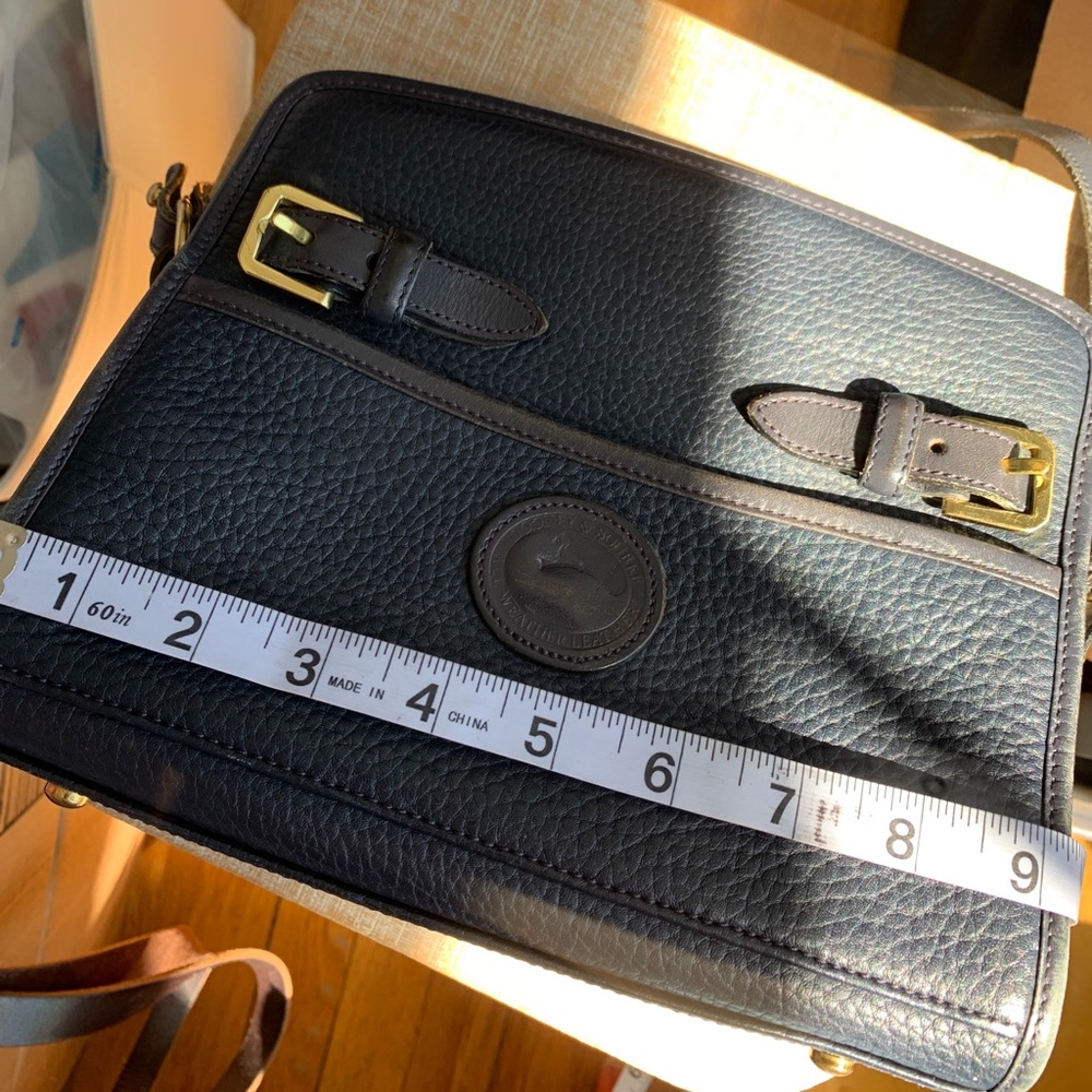 vintage Dooney & Burke black leather purse